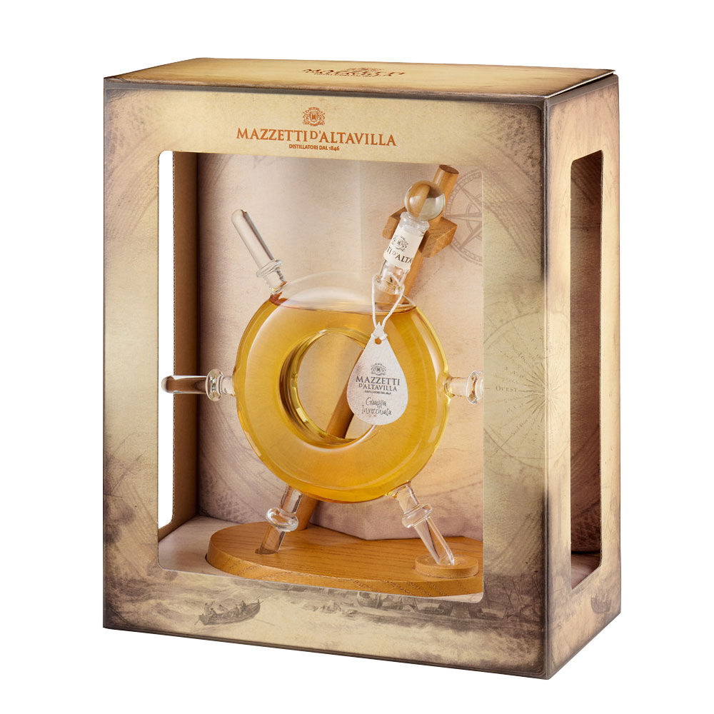 Grappa invecchiata timone in confezione regalo 200 ml