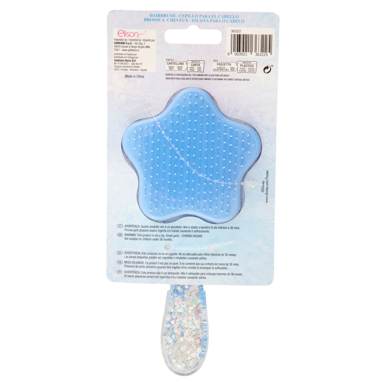SPAZZOLA ELISON GIRL FROZEN PZ.1 - Immagine 21