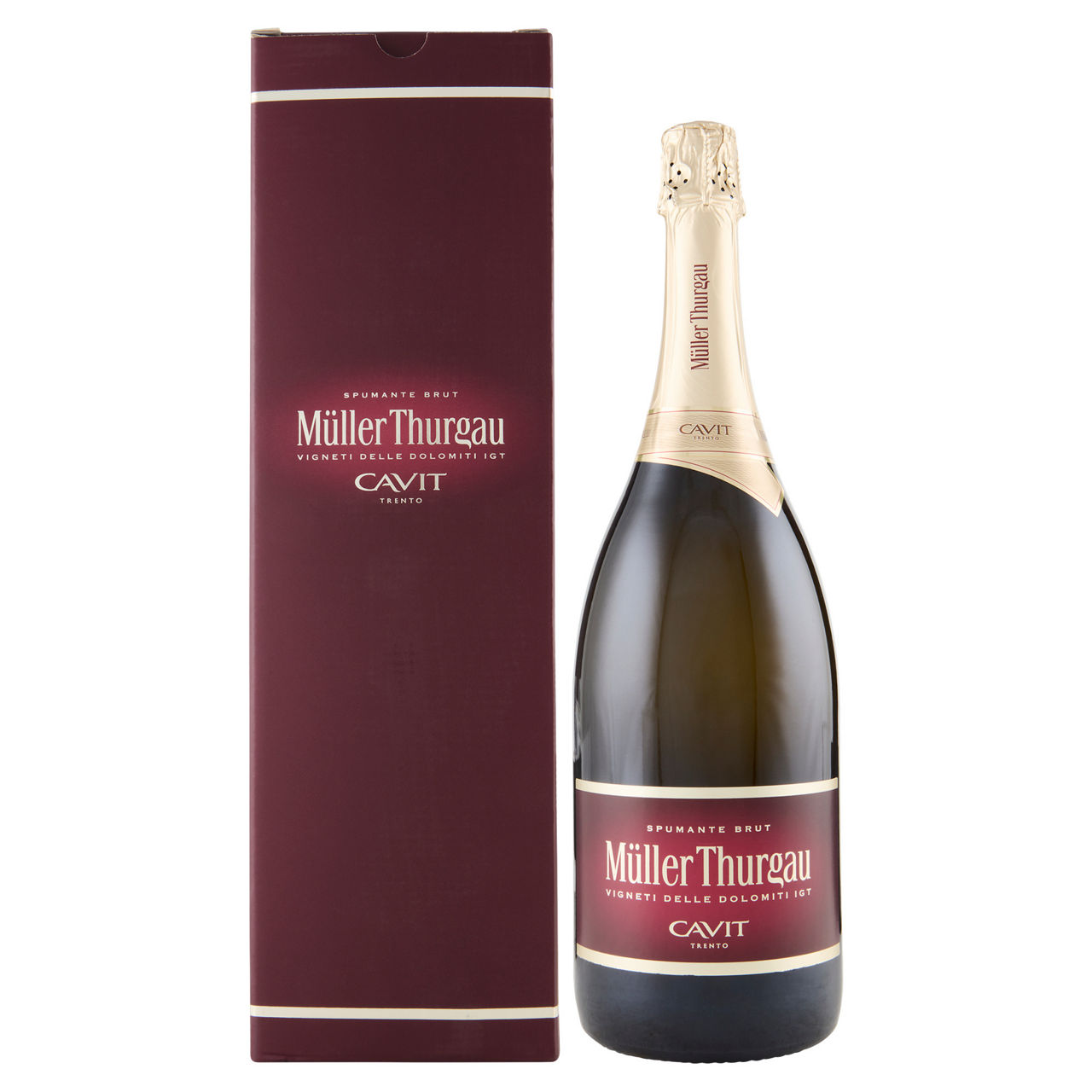 Spumante muller thurgau dolomiti igt in astuccio 1,5 lt - Immagine 01