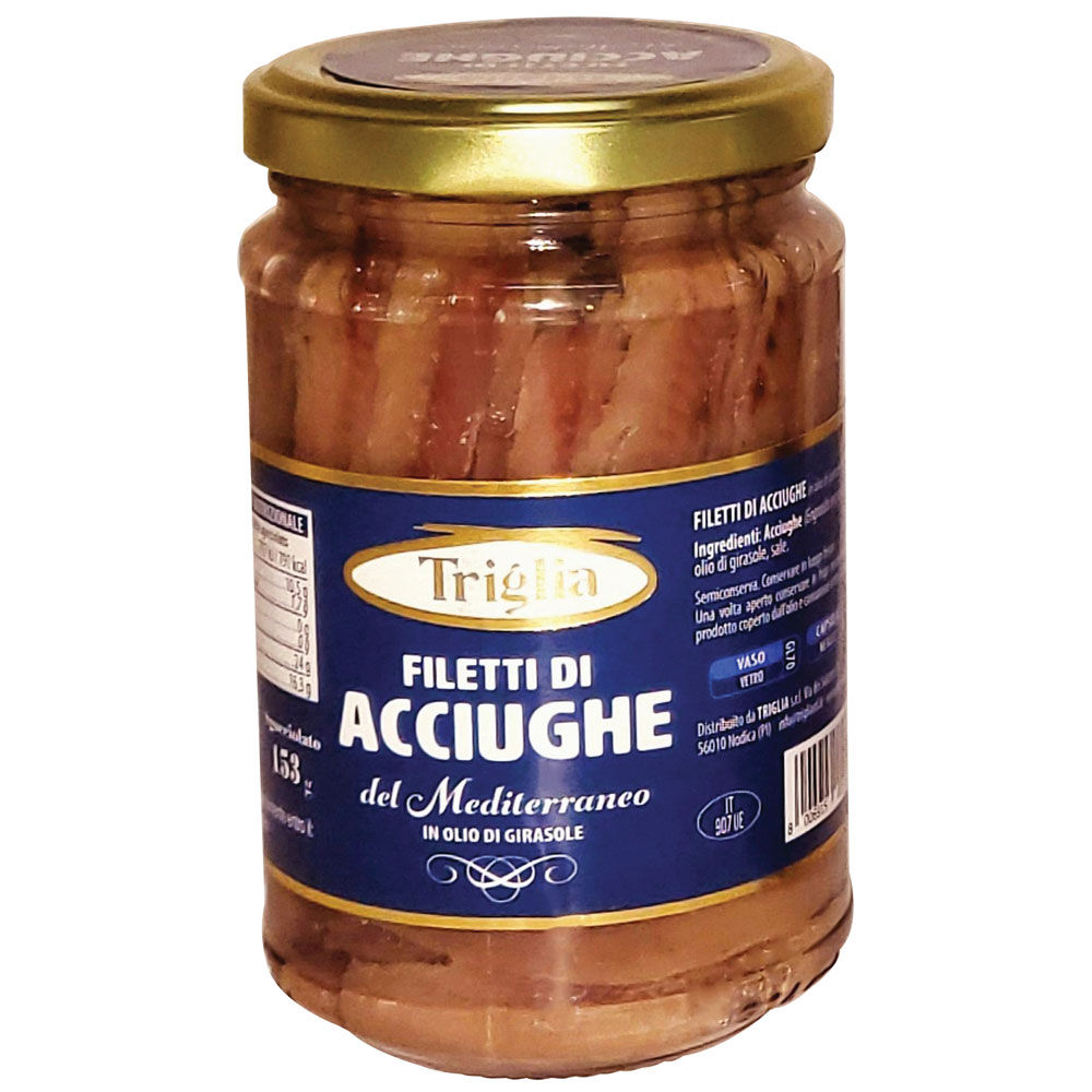 Filetti di acciughe triglia vv. gr.300
