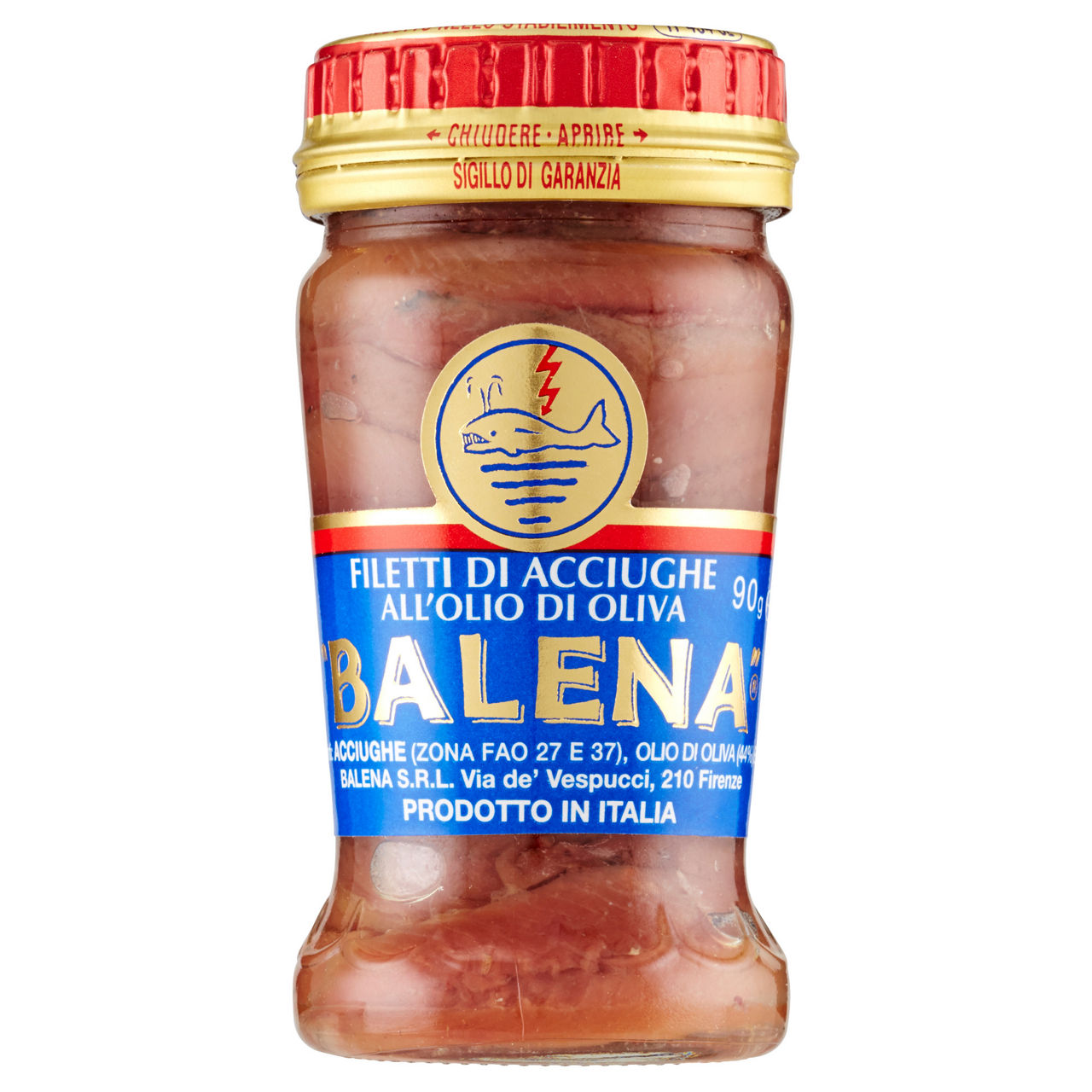 Filetti d'acciughe o.o. balena v.v.g90 - Immagine 01