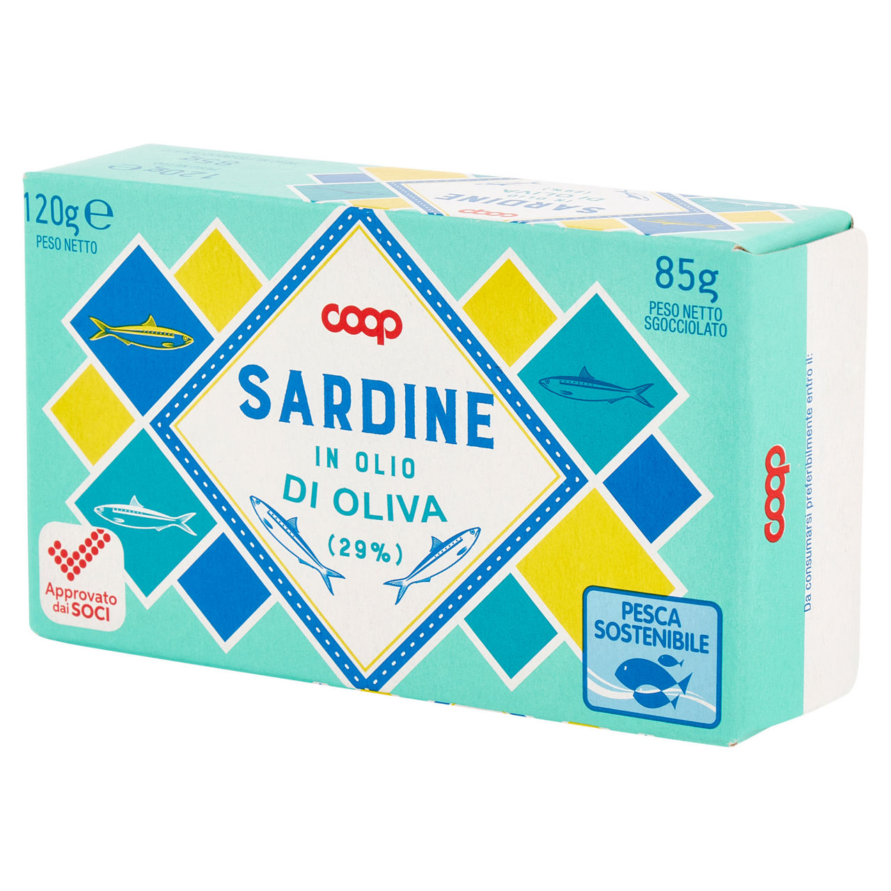 Sardine coop in olio di oliva scatola ap.str.gr.120 - Immagine 11