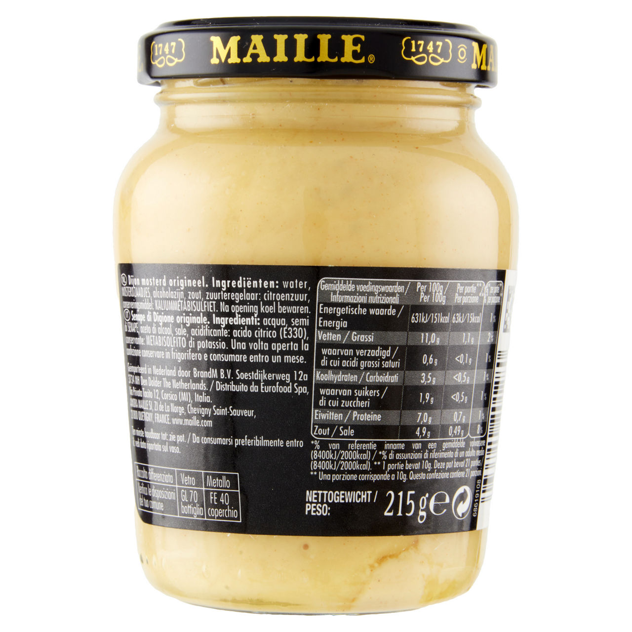 Senape forte digione maille vaso g 215 - Immagine 21