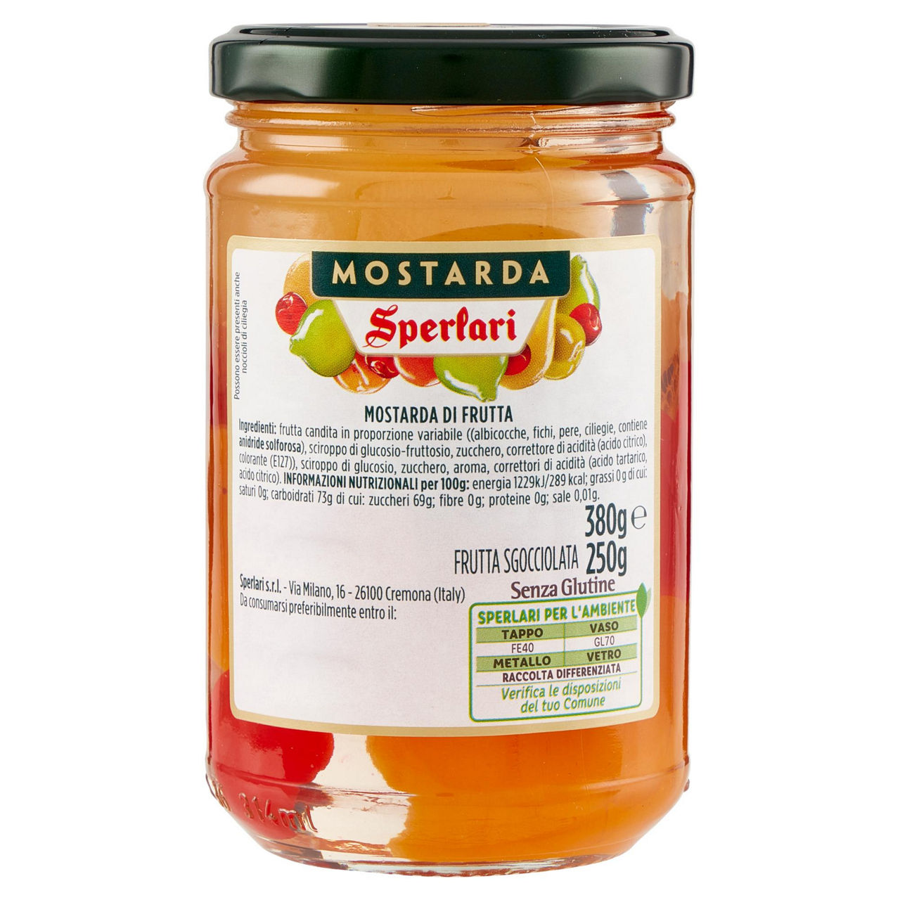 Mostarda sperlari vaso pino p vaso vetro  gr.380 - Immagine 21