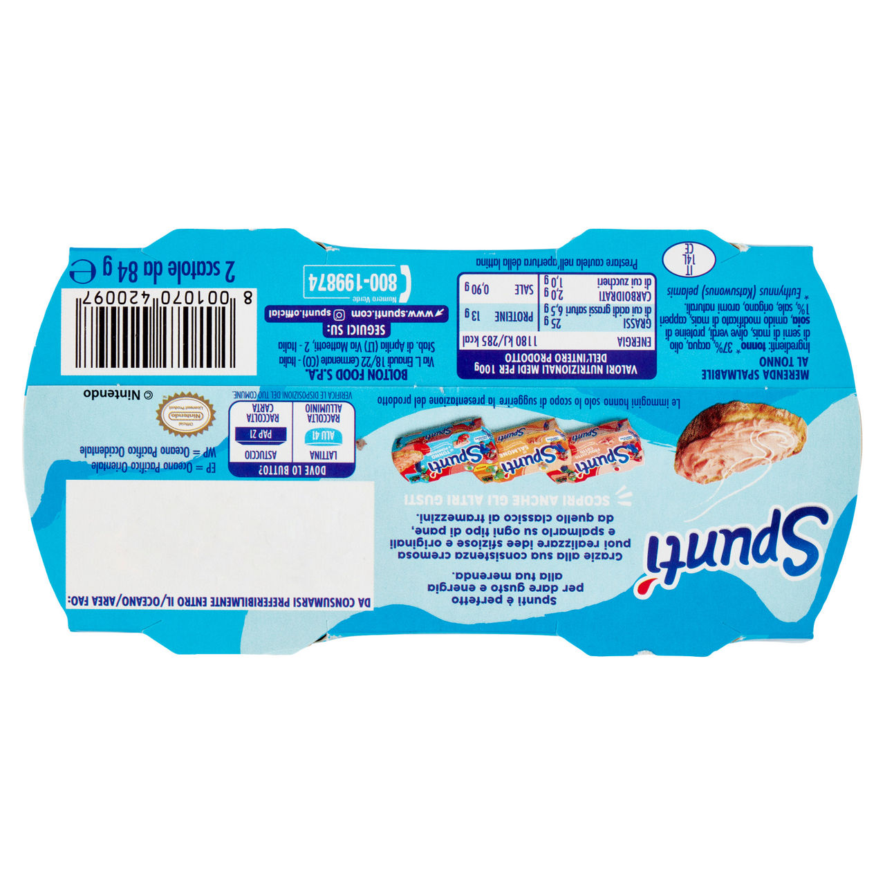 Snack spunti' al tonno gr 84x2 - Immagine 21
