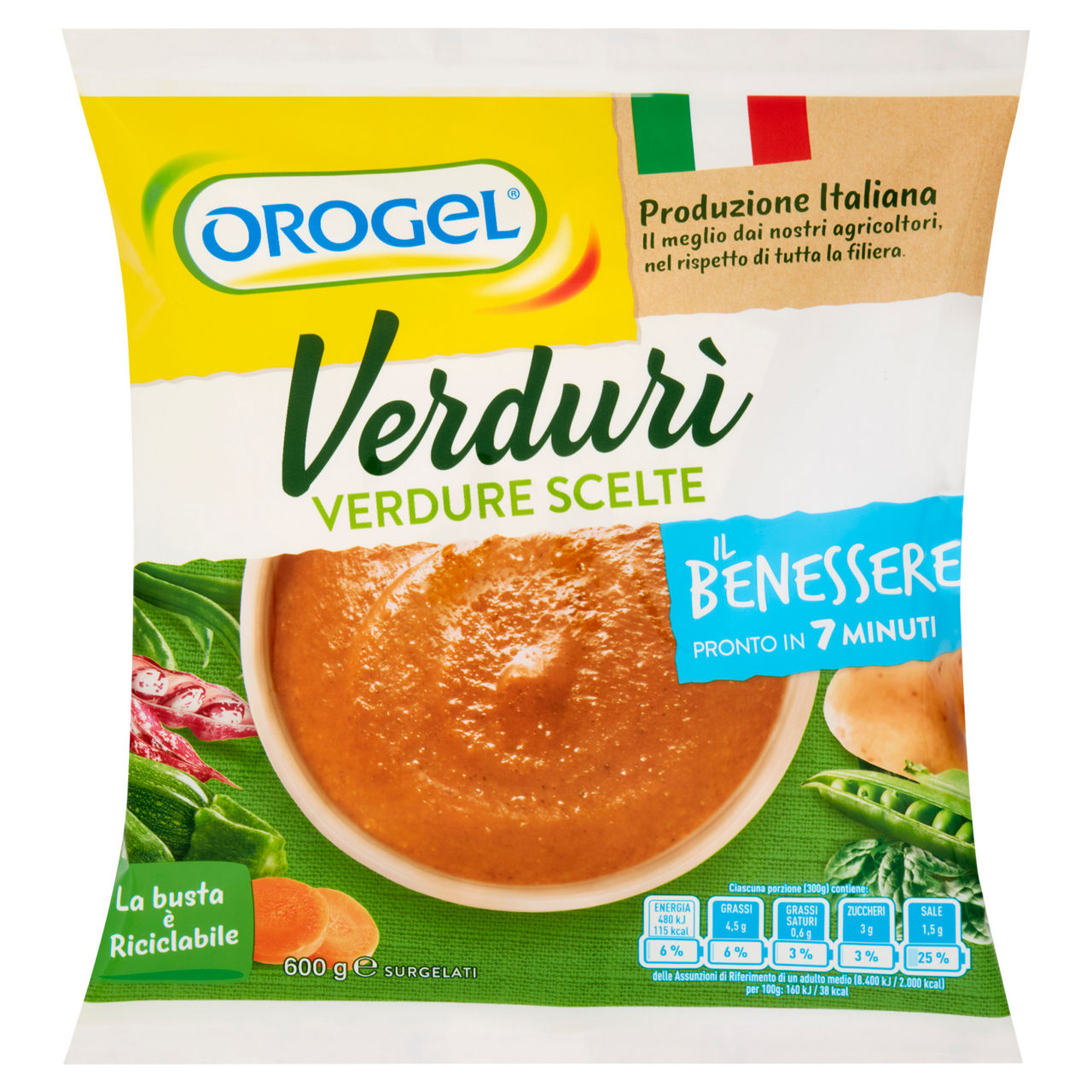 Verdurì verdure scelte 600 gr - Immagine 01