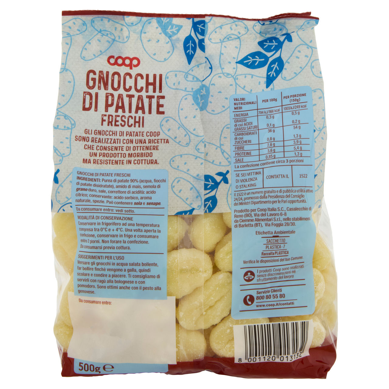 Gnocchi di patate freschi 500 gr - Immagine 121
