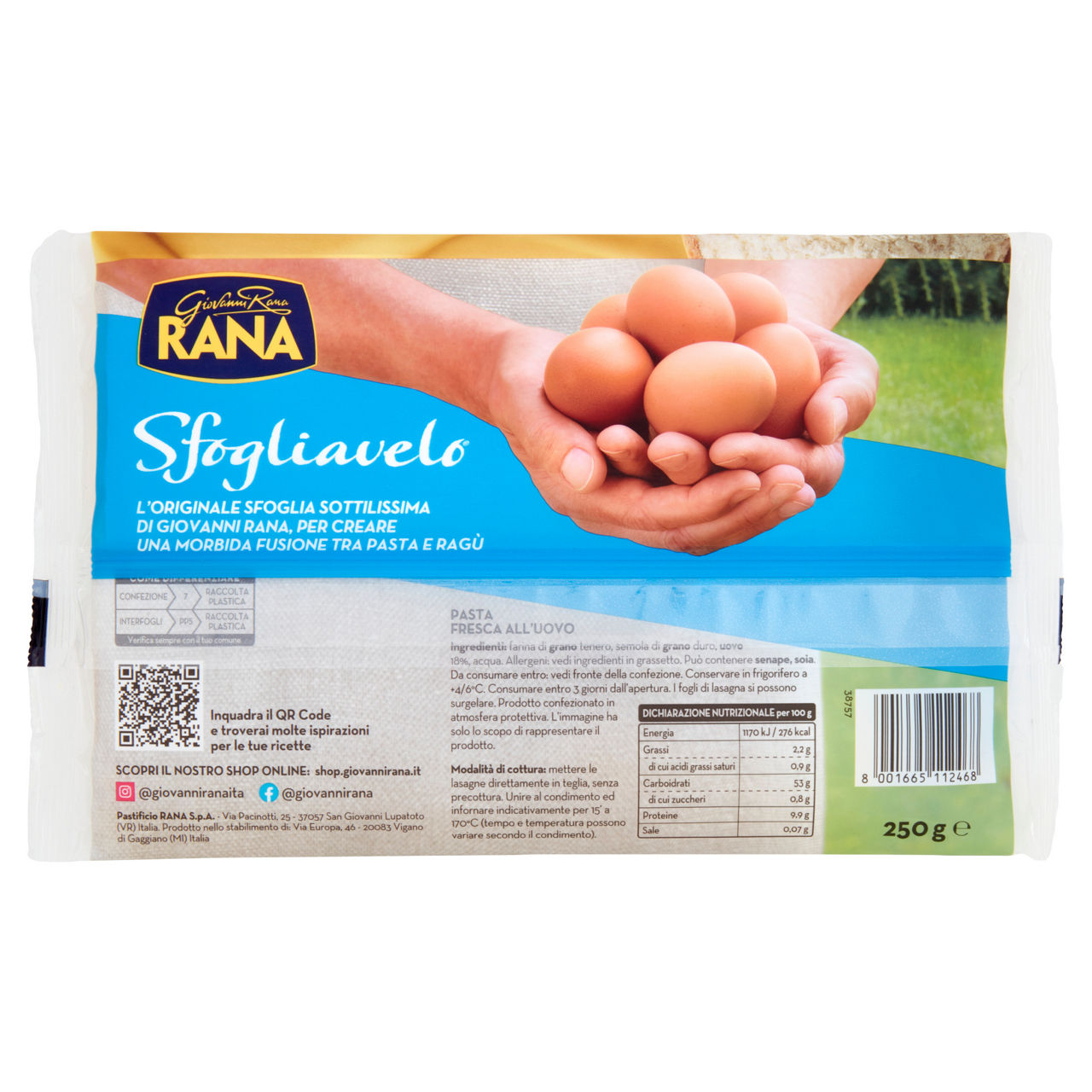 Lasagne fresche all'uovo morbidi e sottili 250 gr - Immagine 51