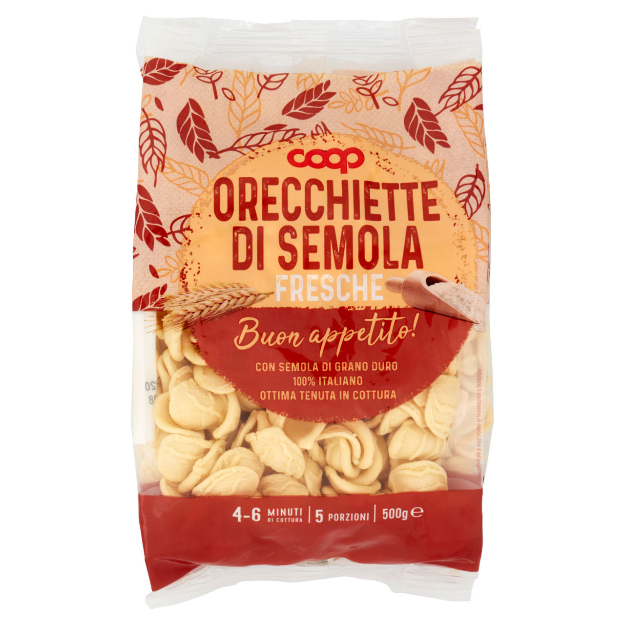Pasta fresca orecchiette di semola 500 gr - Immagine 01