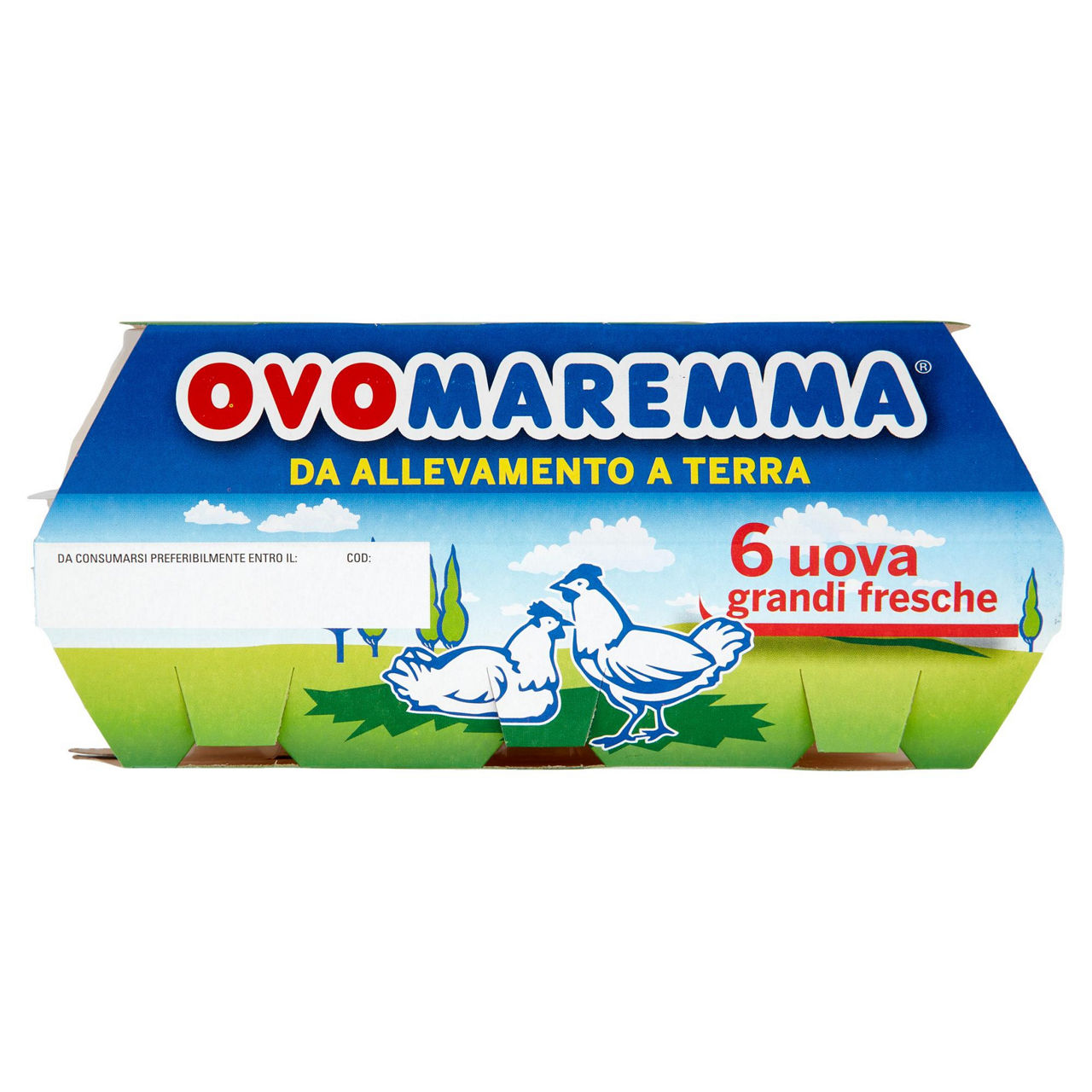 Uova grandi fresche da allevamento a terra 6 pz - Immagine 51