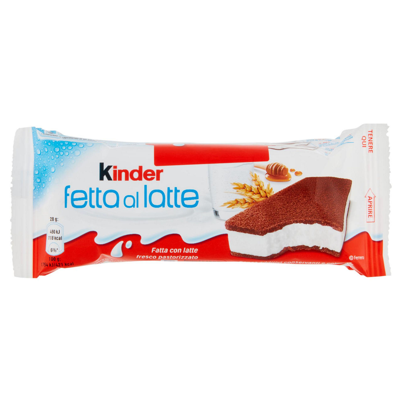 Kinder Fetta al Latte 5 pz