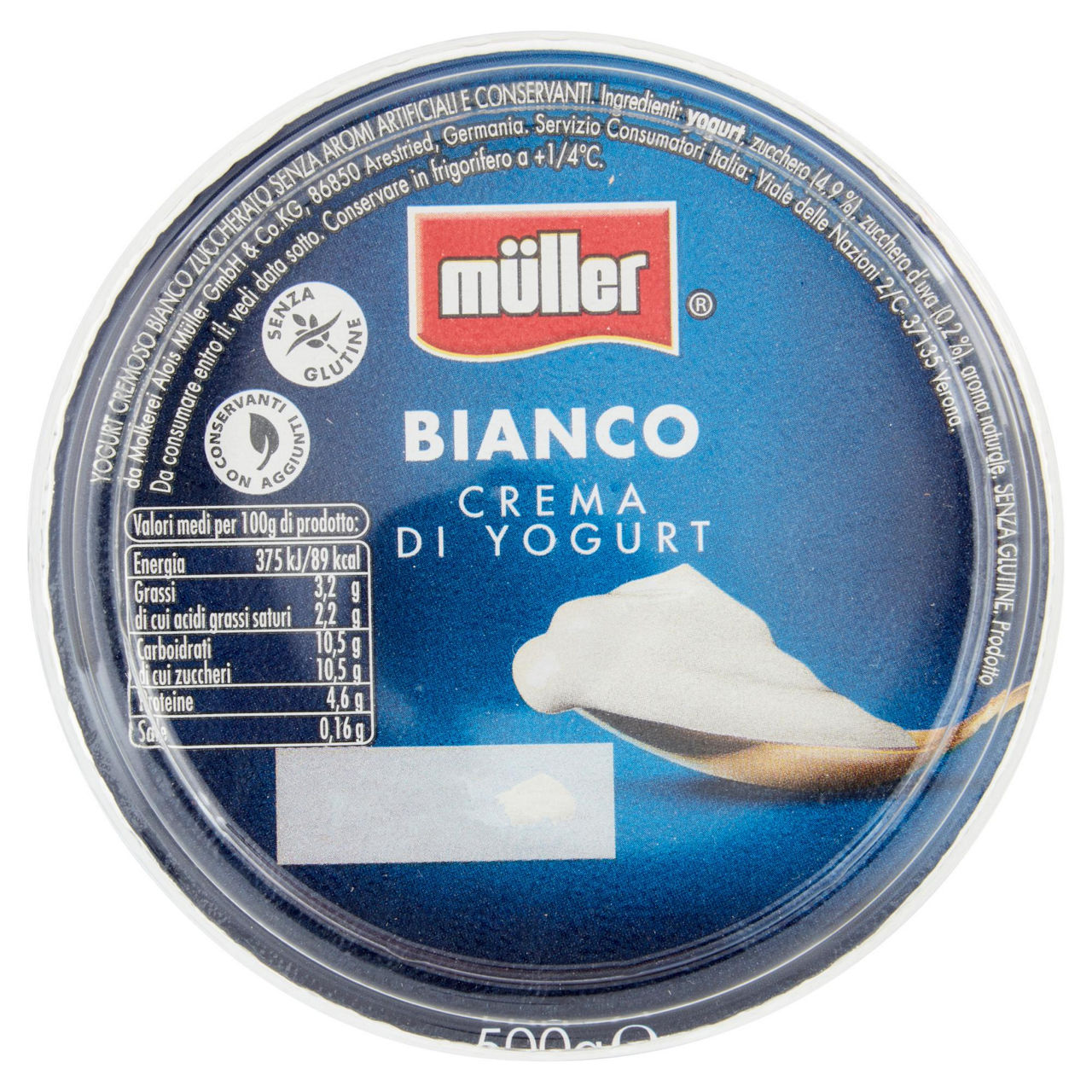 Crema di yogurt bianco 500 gr - Immagine 11