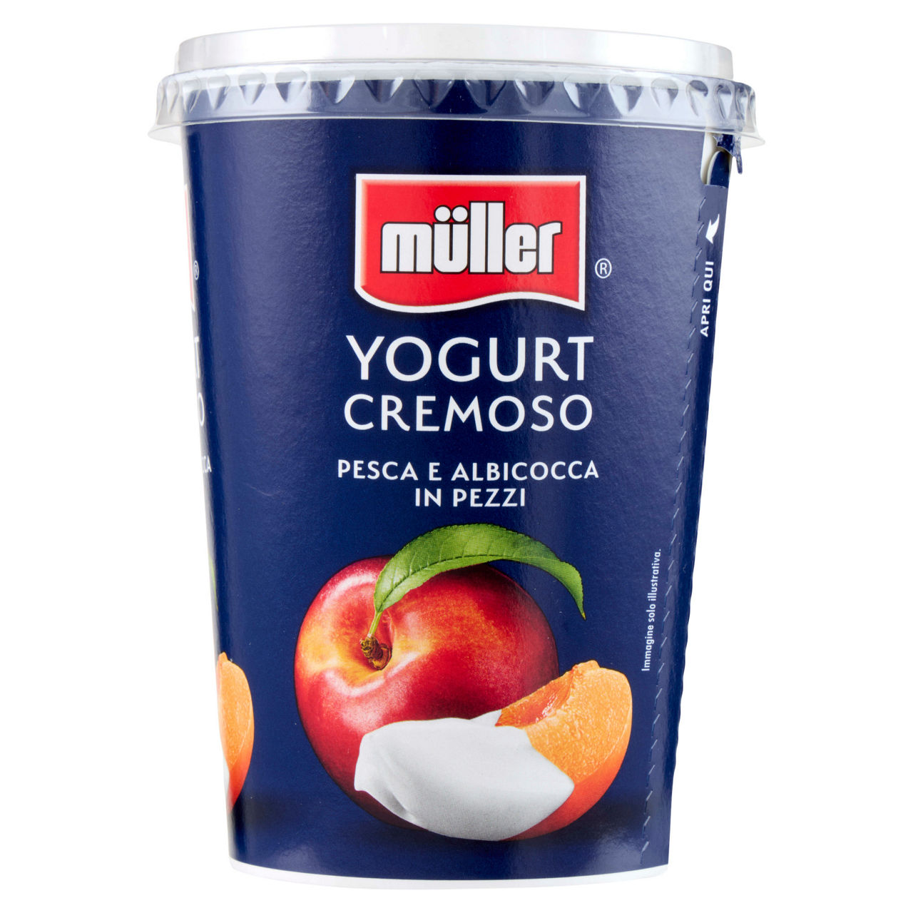 Yogurt cremoso con pesca e albicocca in pezzi 500 gr - Immagine 51
