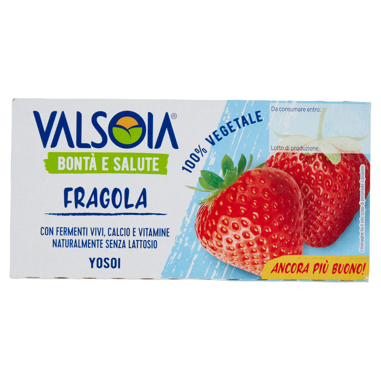 Yogurt di soia alla fragola 2 pz da 125 gr - Immagine 51