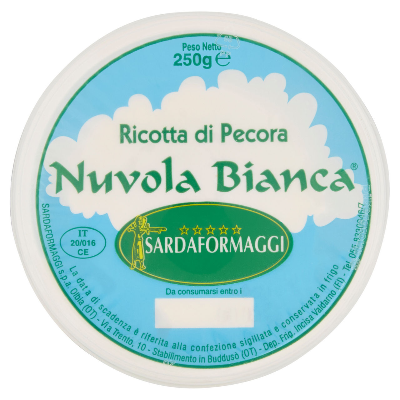 Ricotta di pecora 250 gr - Immagine 01