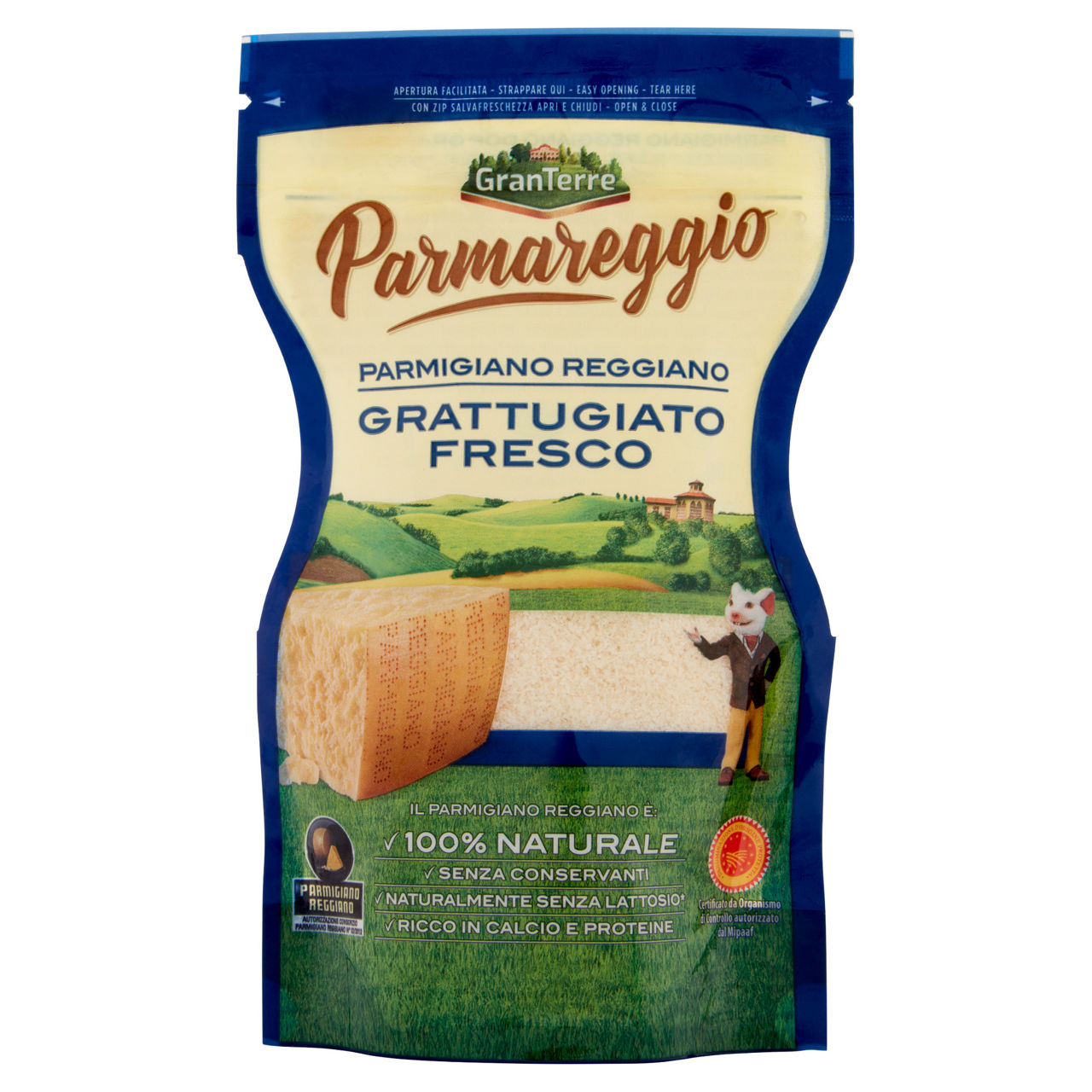 Parmigiano Reggiano DOP grattugiato fresco 100 gr