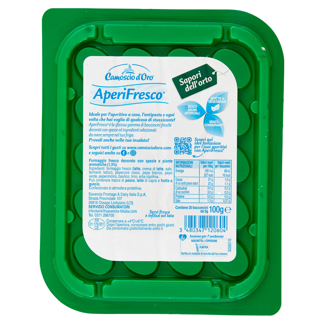 Bocconcini di formaggio fresco con spezie e piante aromatiche 100 gr - Immagine 51