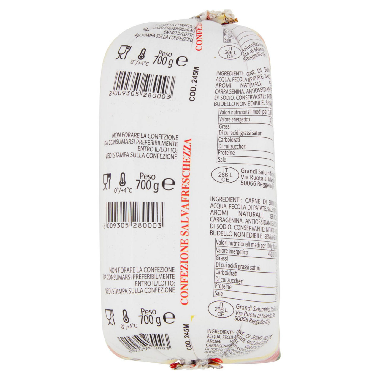 Prosciutto cotto 700 gr - Immagine 21