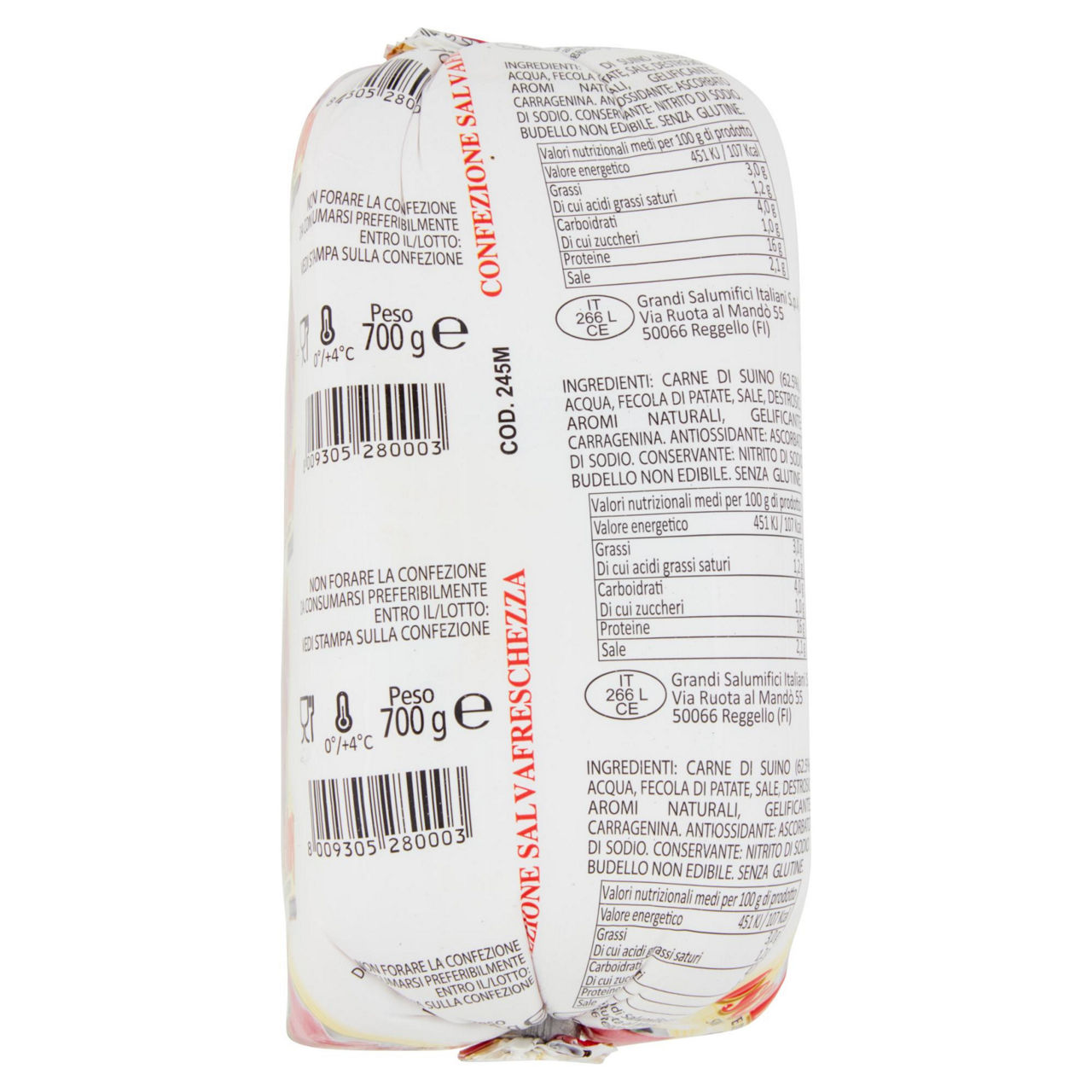Prosciutto cotto 700 gr - Immagine 11