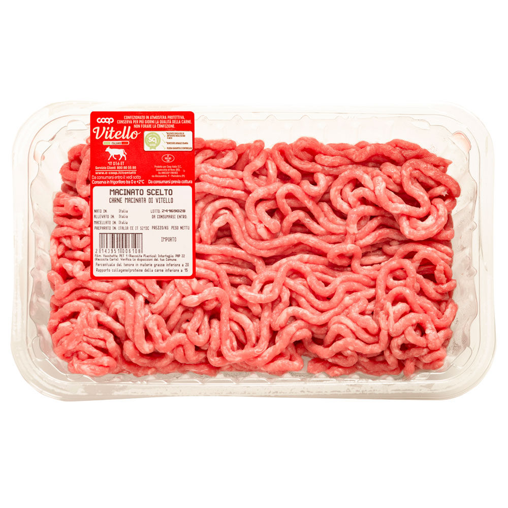 Macinato polpa scelta di vitello