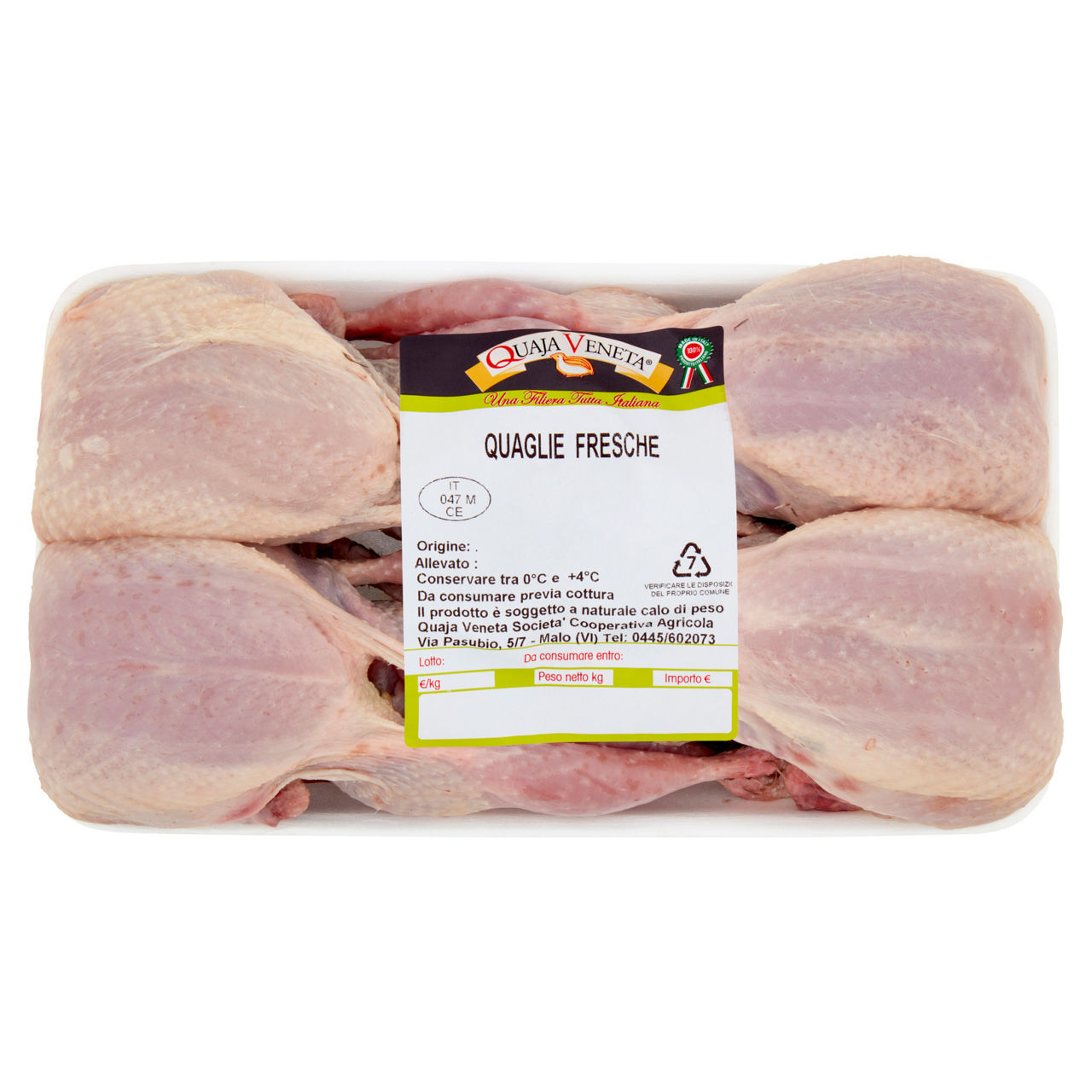 Quaglie fresche 4 pz
