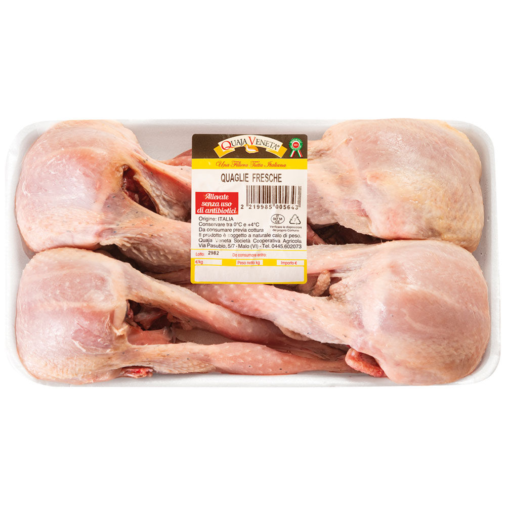 Quaglie fresche 4 pz