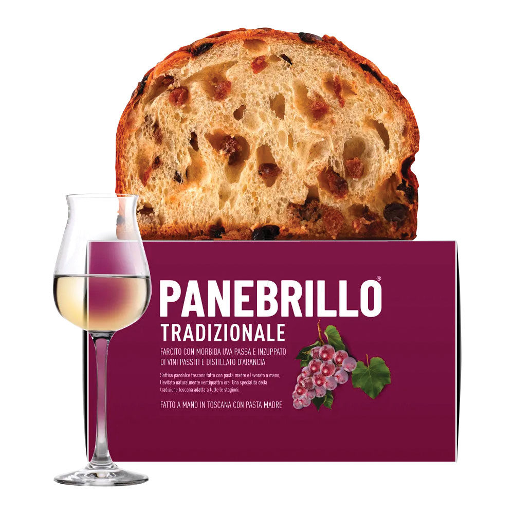 Panebrillo con uvetta e passito 550 gr