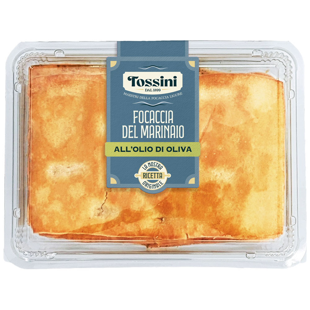 Focaccia croccante all'olio 180 gr