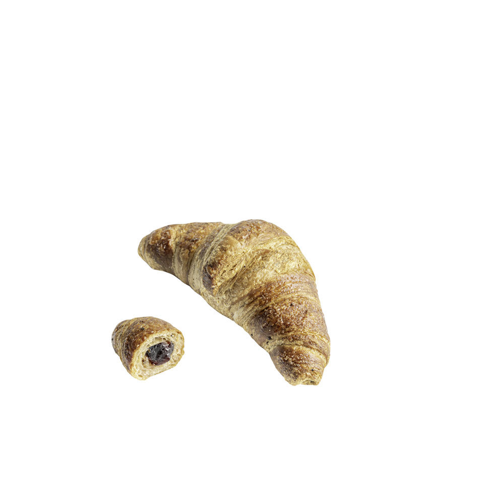 Cornetto ai cereali con frutti rossi 70 gr