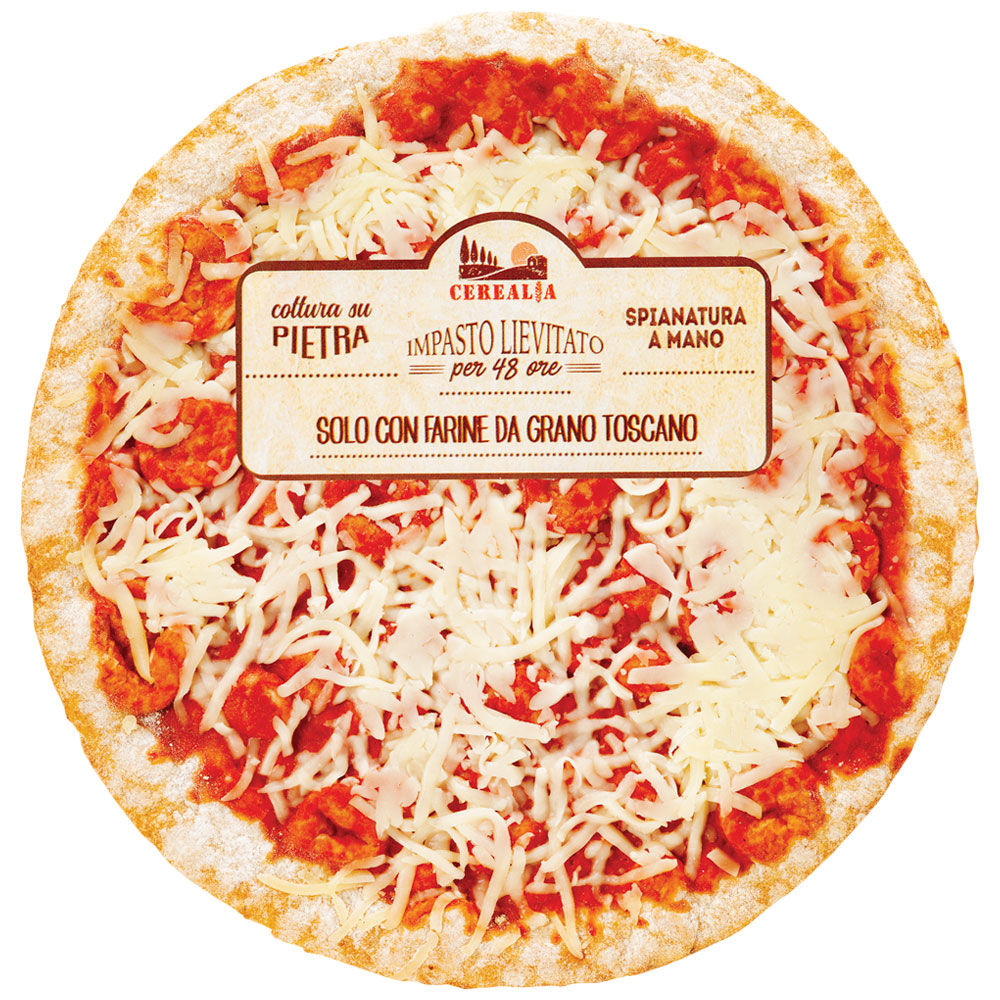 Pizza Margherita integrale 320 gr - Immagine 01