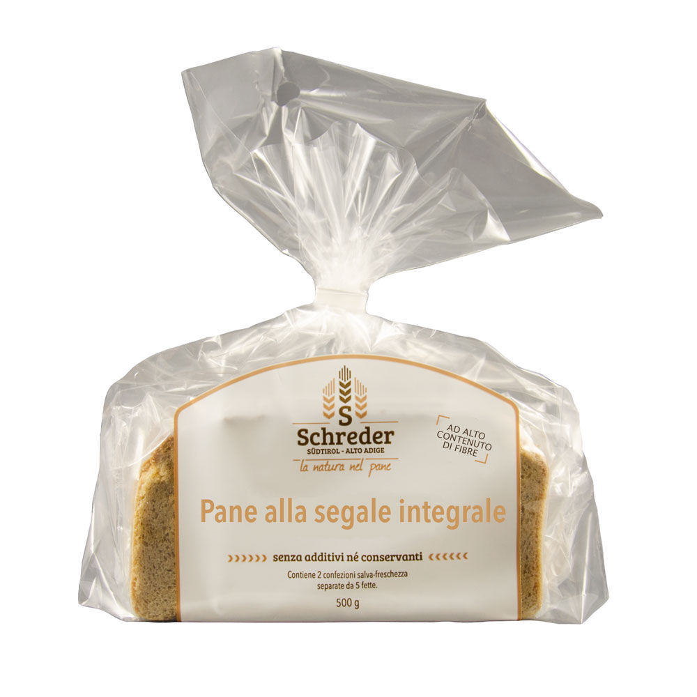 Pane alla segale integrale 500 gr