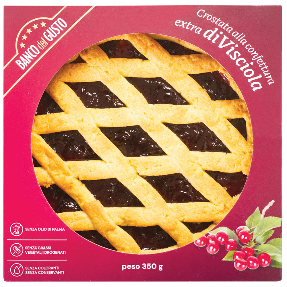Crostata alle visciole 350 gr