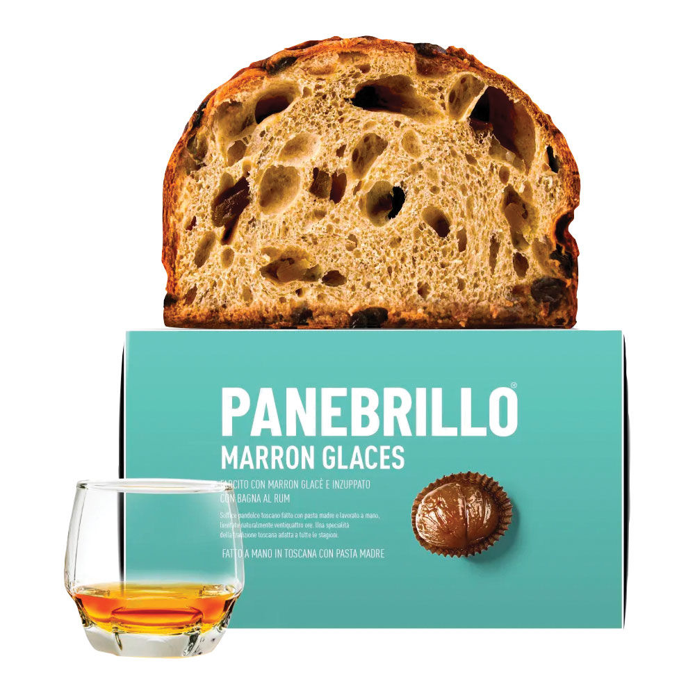 Panebrillo marron glaces e rum 550 gr
