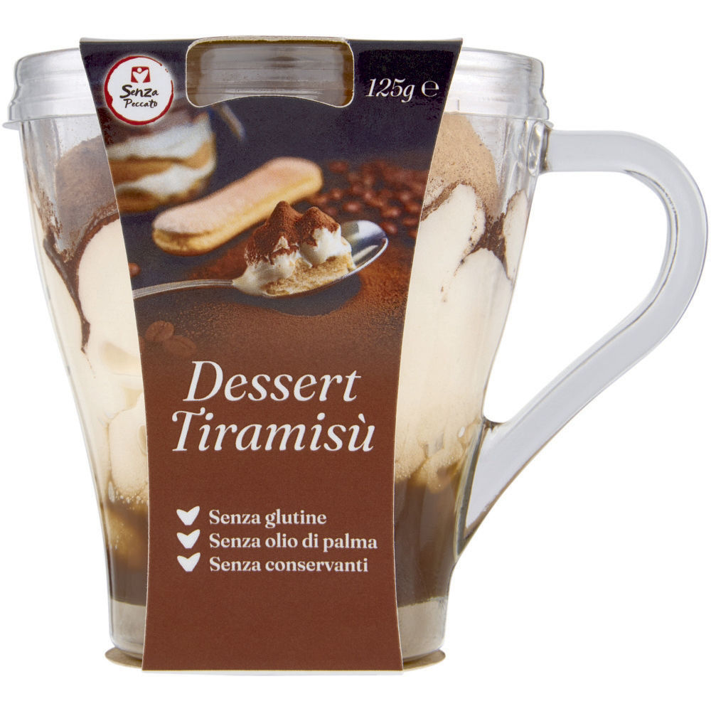 Tazza Tiramisù con savoiardi 125 gr - Immagine 01