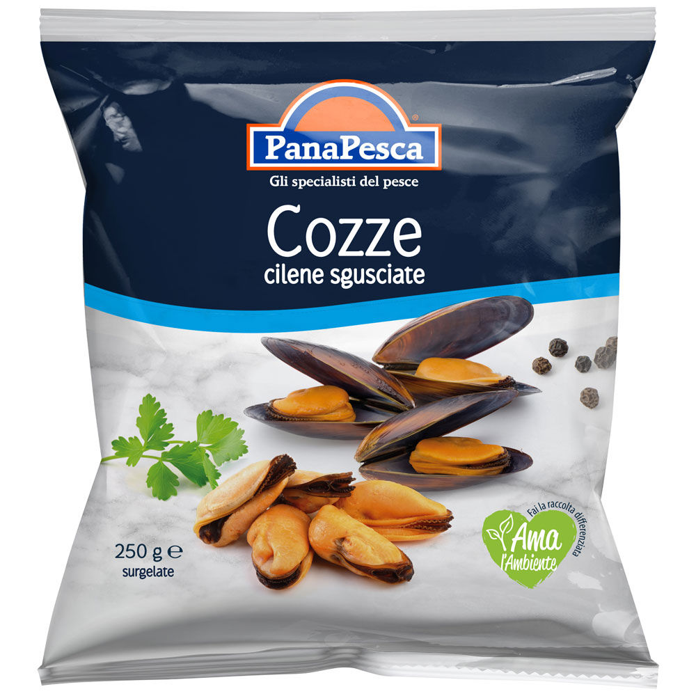 Cozze Cilene sgusciate surgelate 250 gr