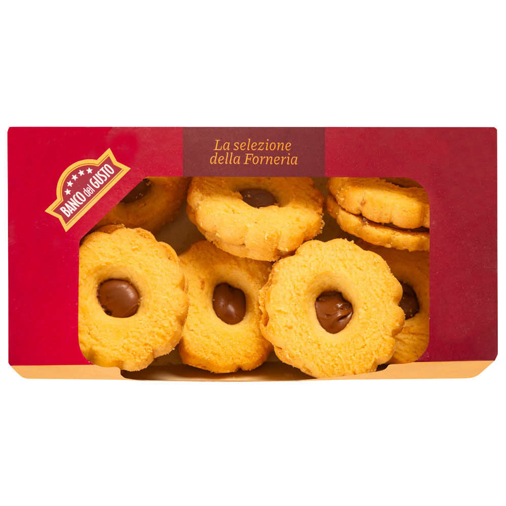 Mini occhi di bue alle nocciole 200 gr