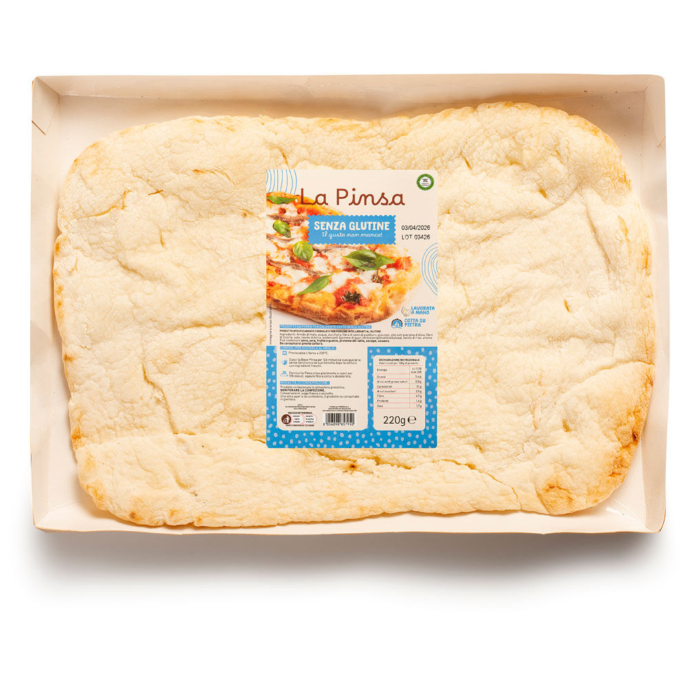 Pinsa senza glutine 220 gr