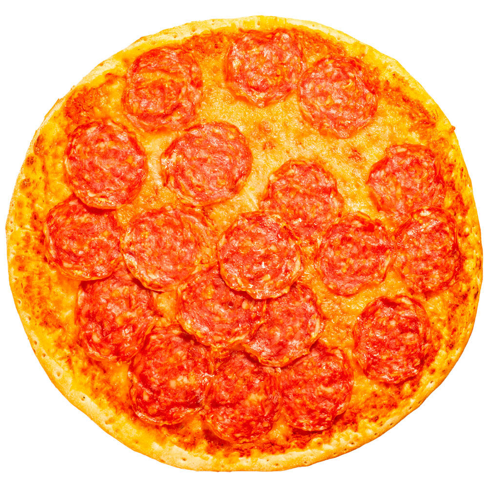 Pizza con salamino