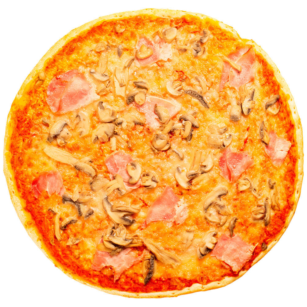 Pizza prosciutto e funghi