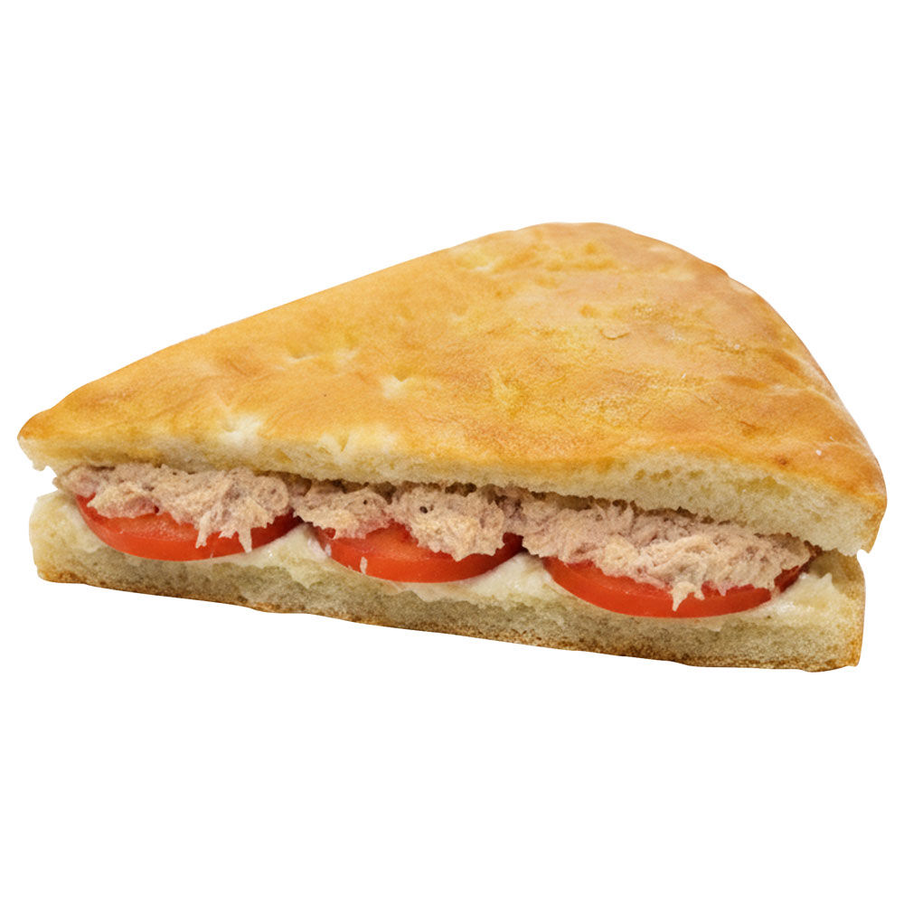 Tramezzino con tonno pomodori e maionese