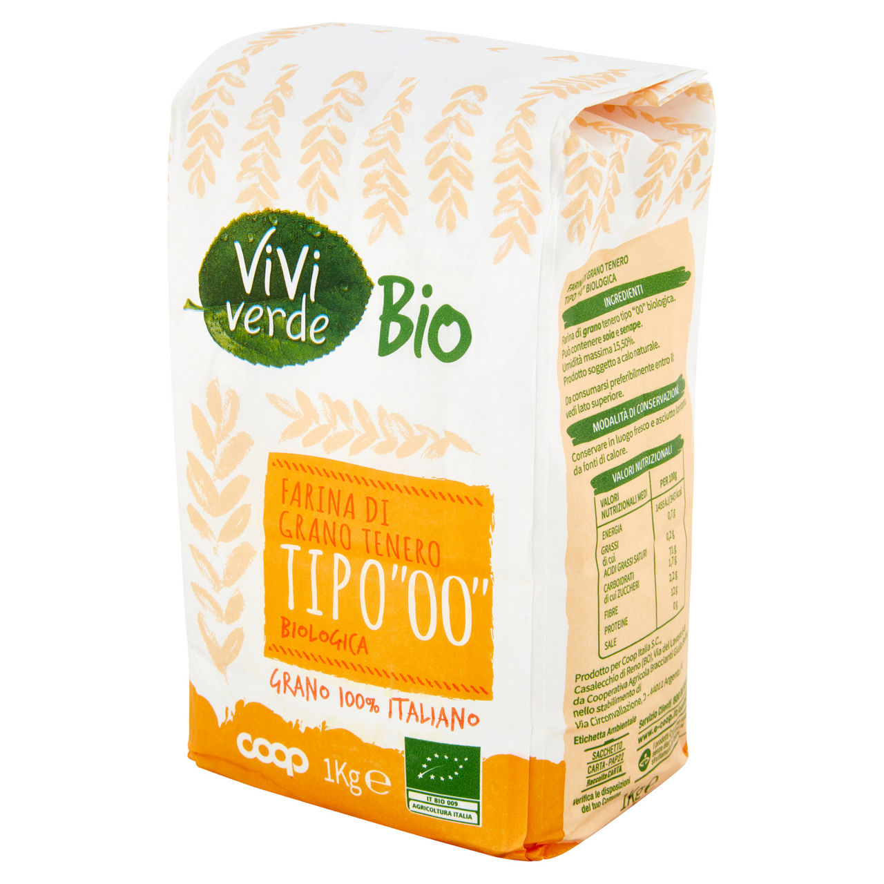 Farina di grano tenero tipo "00" biologica vivi verde 1 kg - Immagine 31