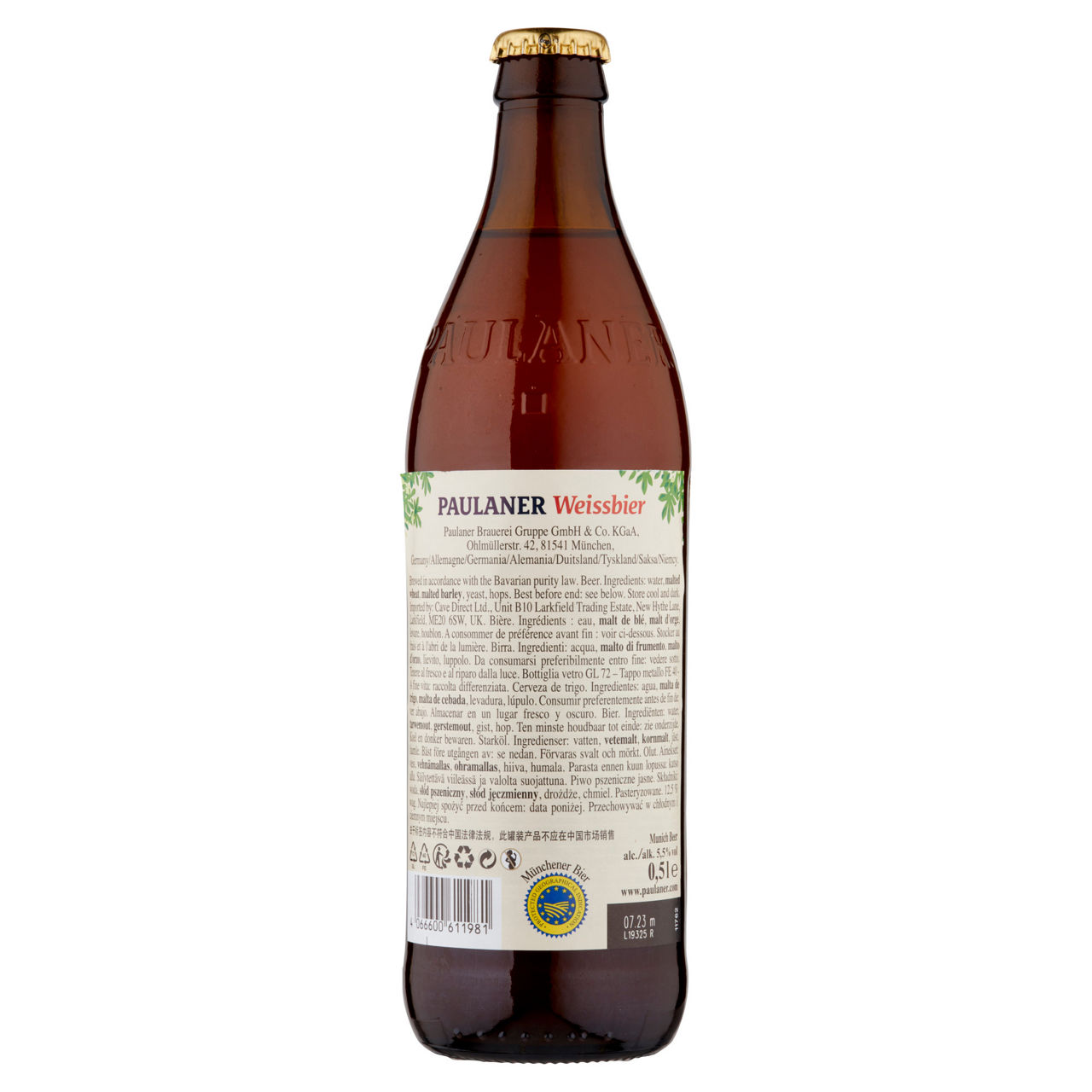 Birra Paulaner Weissbier 500 ml - Immagine 51