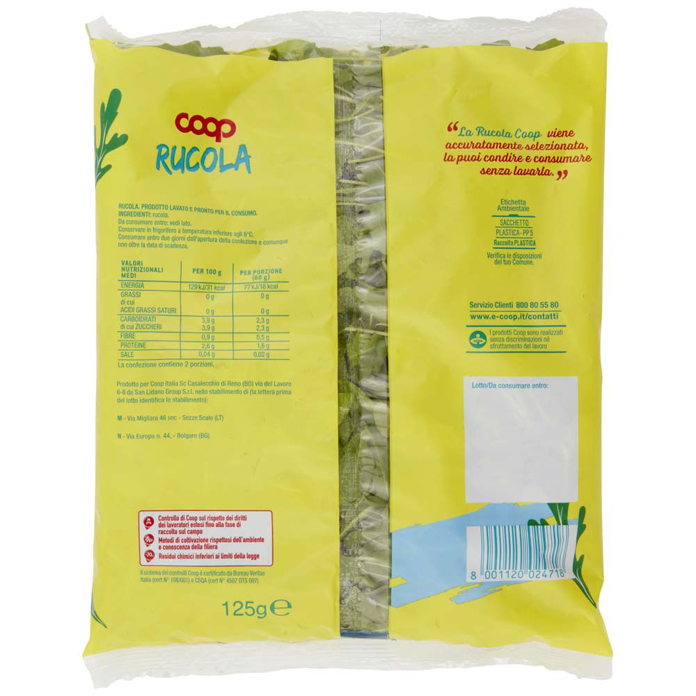 Immagine 3 di 6 del prodotto Rucola 125 gr
