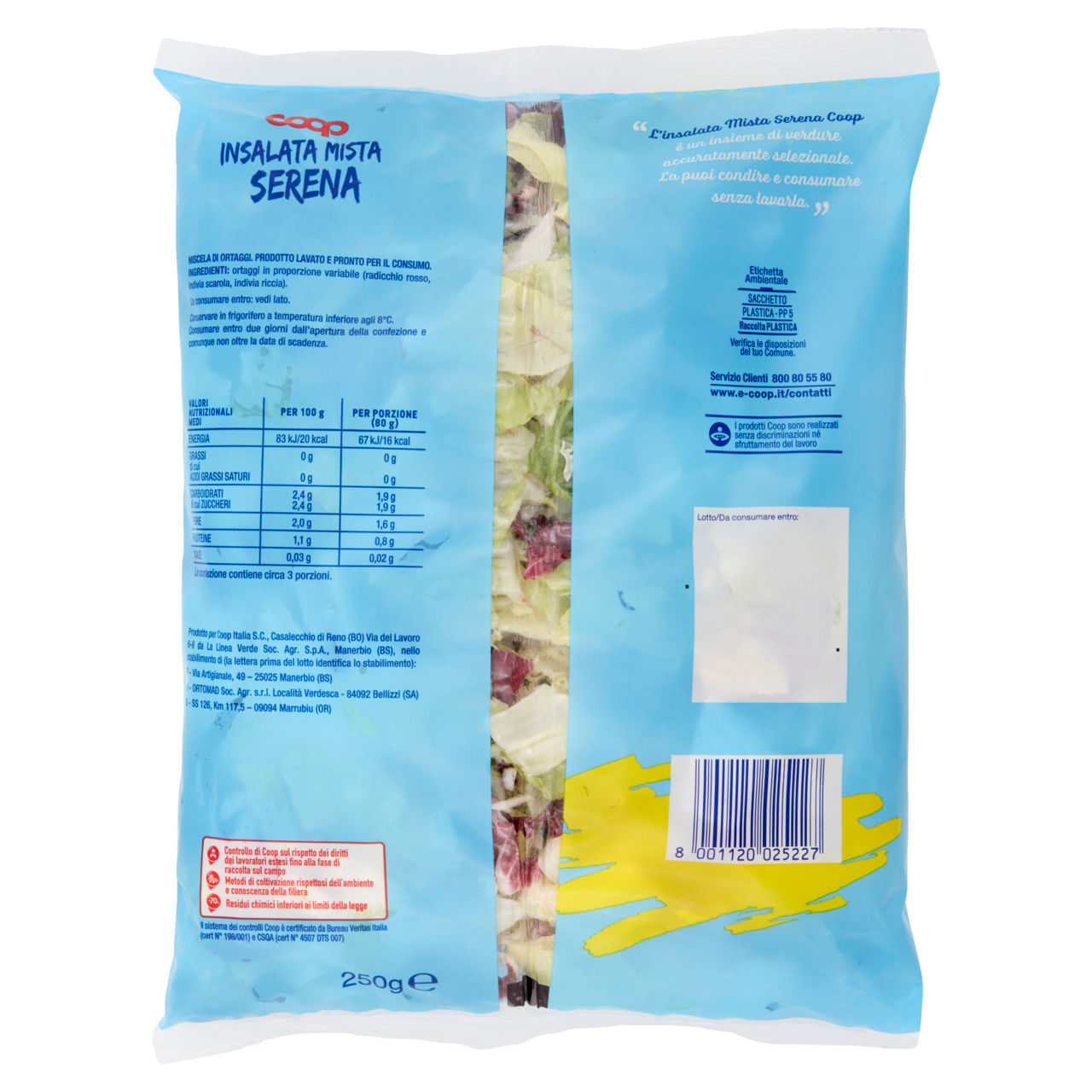 Insalata mista Serena 250 gr - Immagine 171