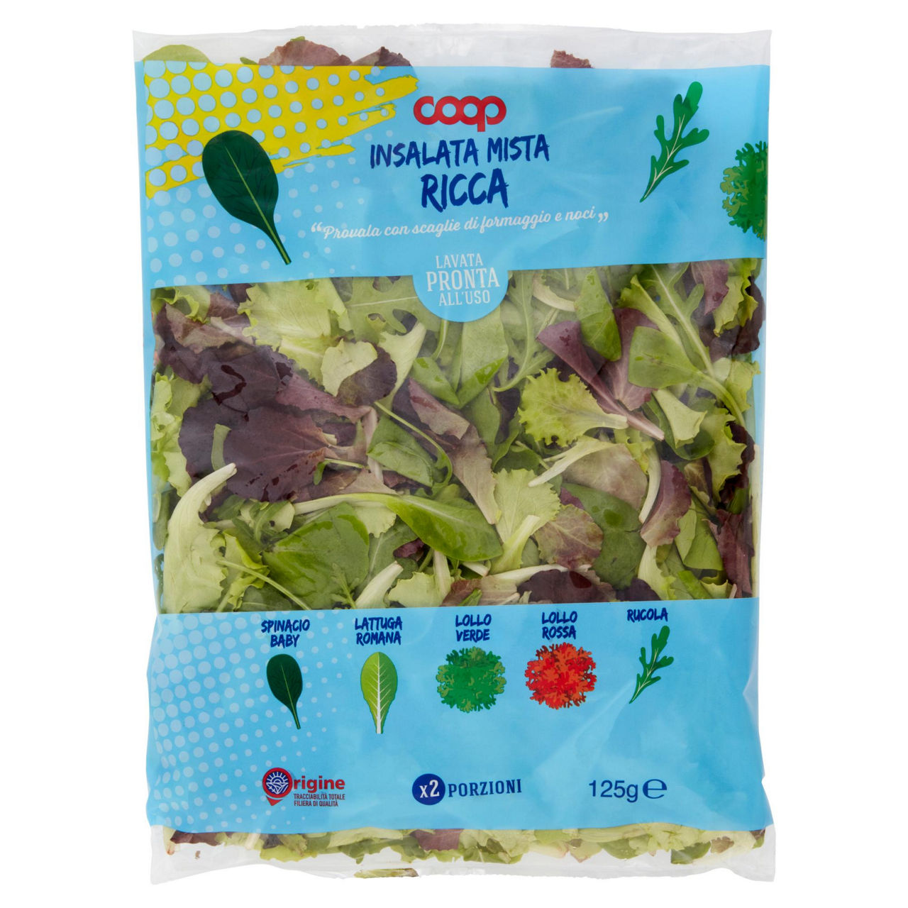 Insalata mista Ricca 125 gr - Immagine 01