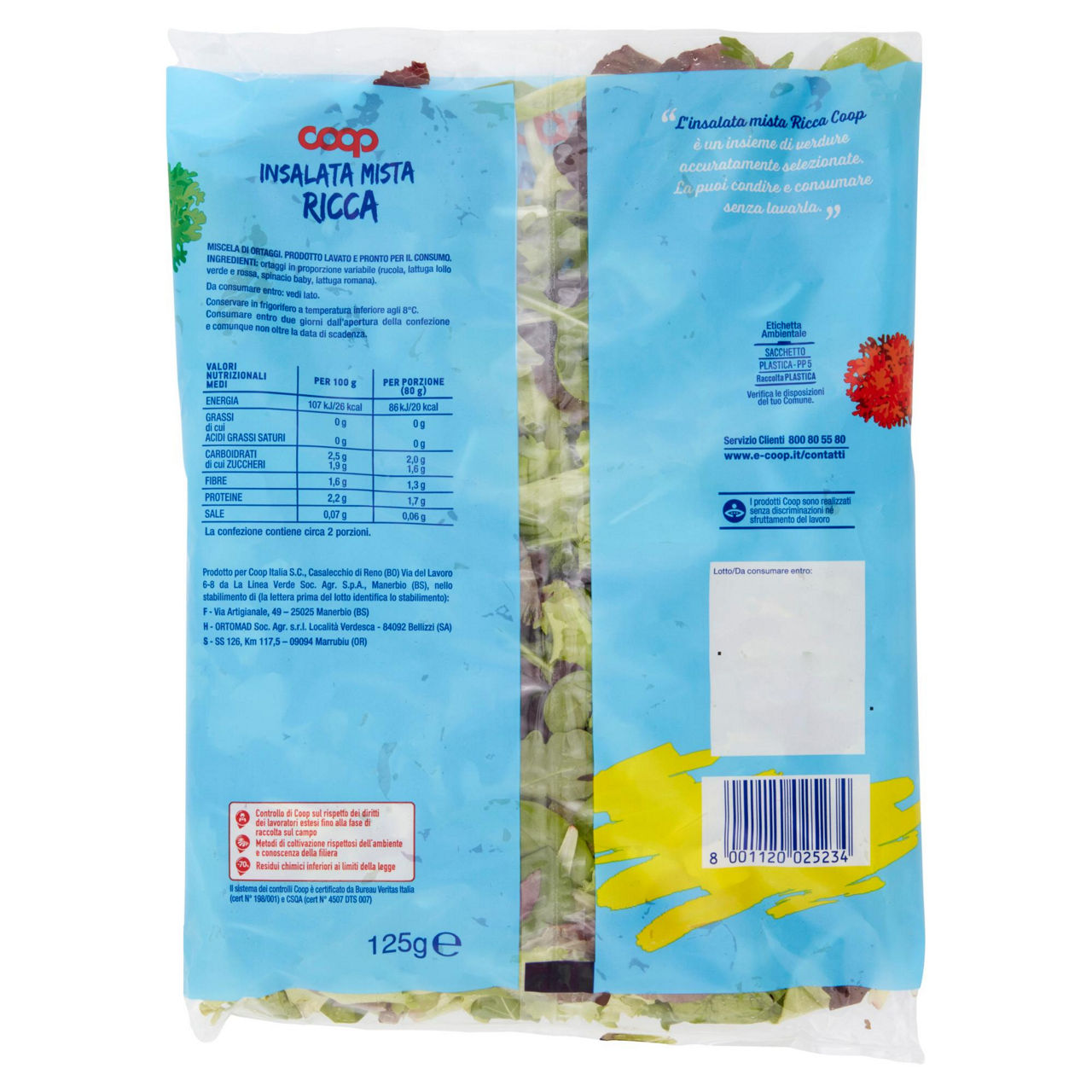 Insalata mista Ricca 125 gr - Immagine 101