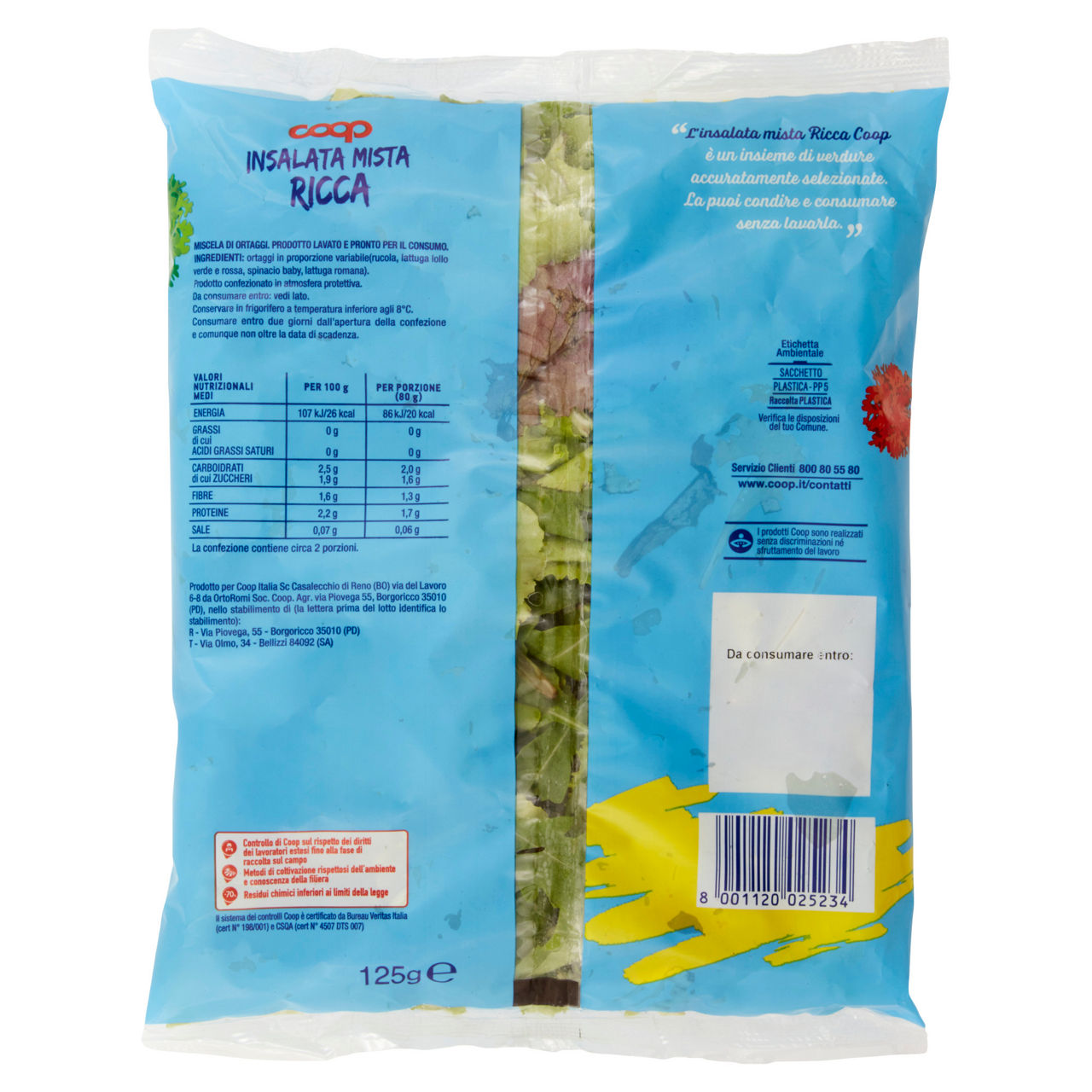 Insalata mista Ricca 125 gr - Immagine 91