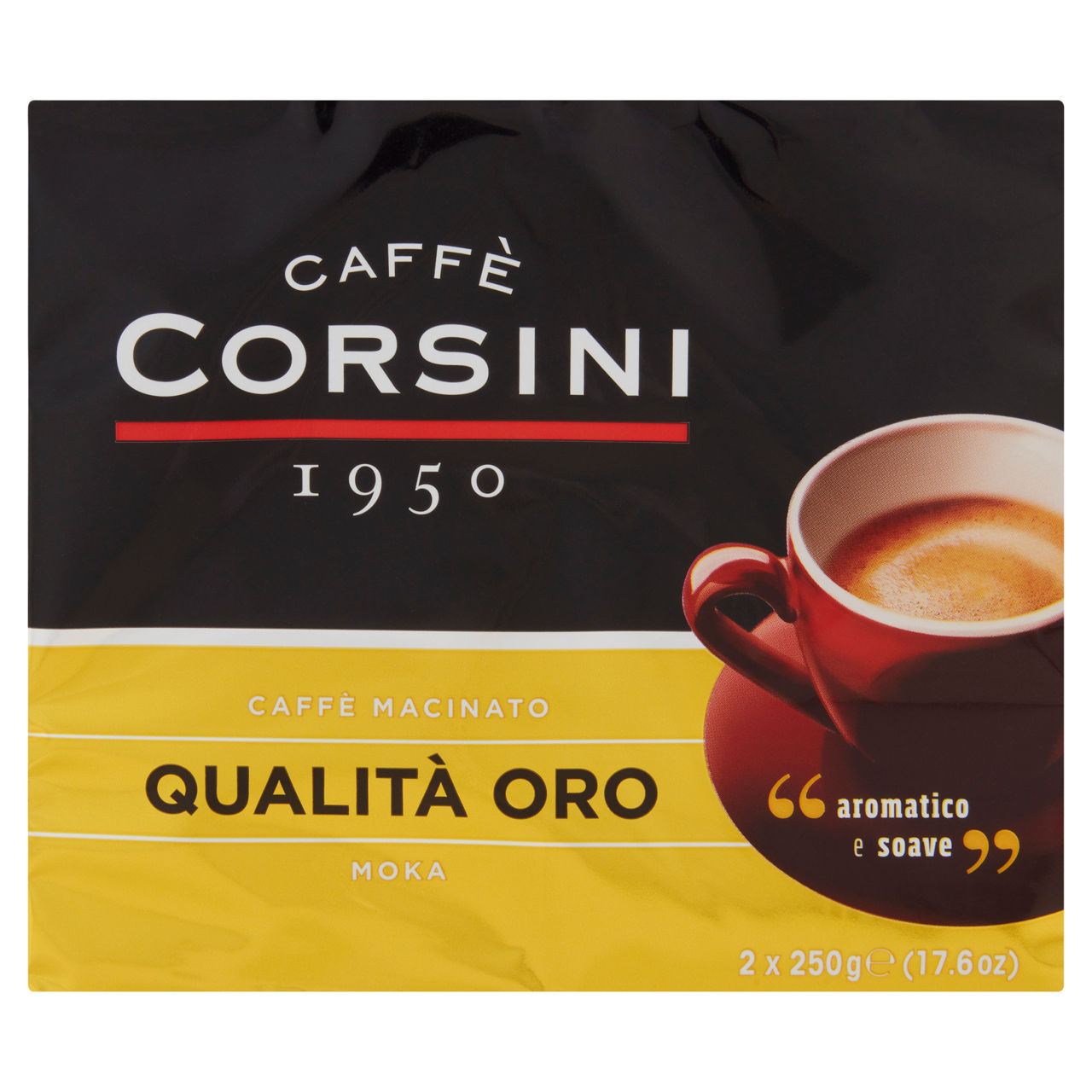 Caffè macinato qualità Oro 2 pz x 250 gr - Immagine 01