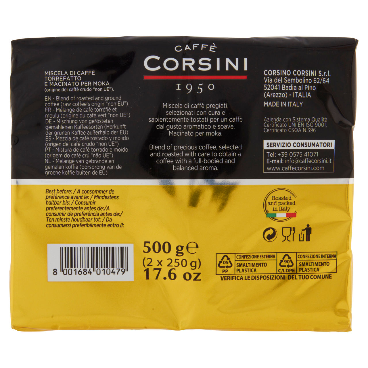 Caffè macinato qualità Oro 2 pz x 250 gr - Immagine 41