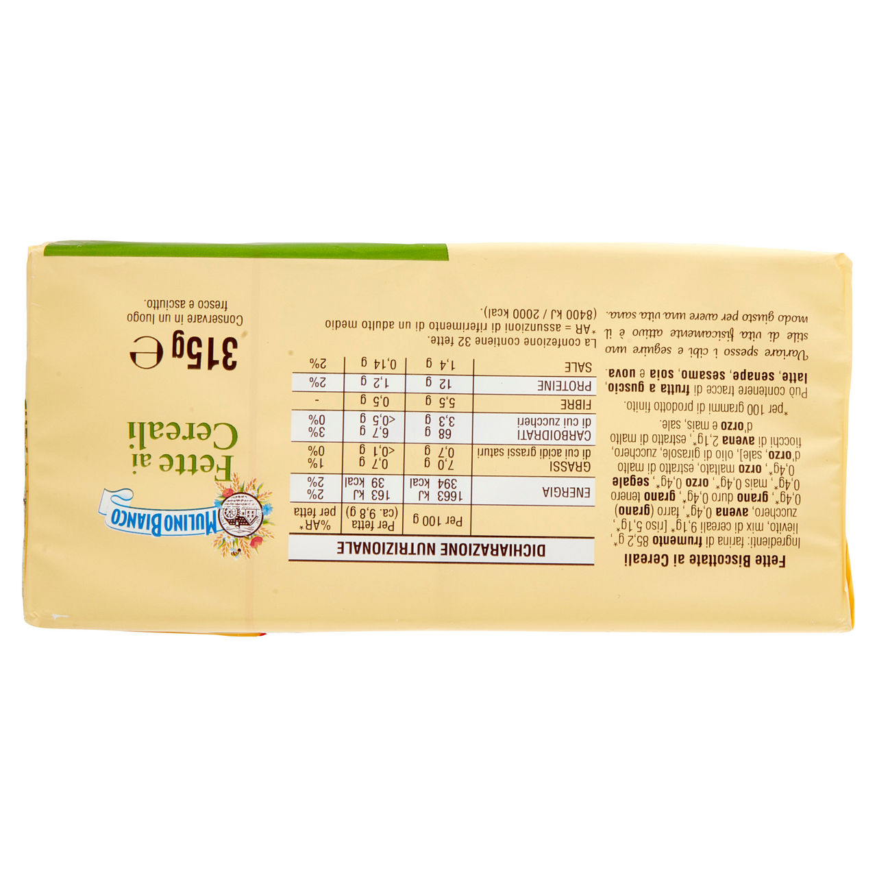 Fette biscottate ai cereali 32 fette 315 gr - Immagine 31